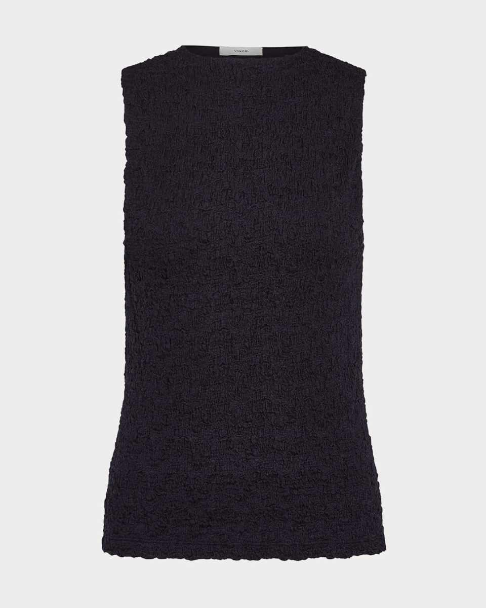 Sleeveless Smocked Top